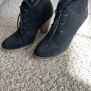 Black Suede Ankle Boots